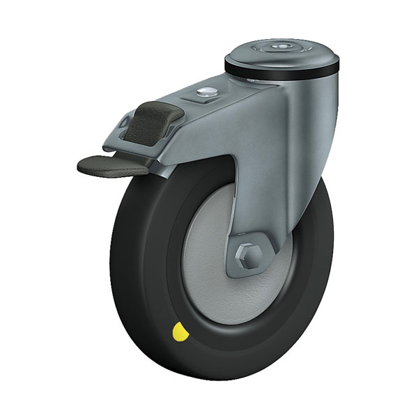 Swivel Castor With Total Lock Institutional Series 330LR, Wheel EL